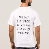VEGAS-BRAUT T-Shirt (Rückseite)