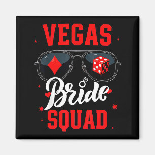 Vegas Braut Team 2026 Heiratete In Vegas Magnet
