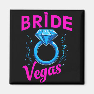 Vegas Braut Team 2026 Heiratete in Vegas Magnet