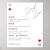 Vegas Casino Betrunken in der Liebe Hochzeit Bar u Poster (Vorne)