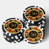Vegas Casino Chip Red & Black (Stapel)