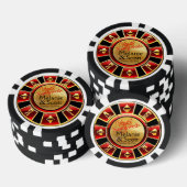Vegas Casino Chip Red & Black (Stapel)