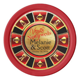 Vegas Casino Chip Red & Black