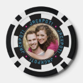 Vegas Casino Hochzeit in Urlaubsort Vielen Dank Pokerchips (Rückseite)