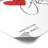 Vegas Casino Playing Card Cards & Gifts Sign Poster (Ecke)