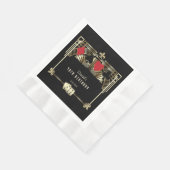 Vegas Casino Royale Great 40. Geburtstag Serviette (Ecke)