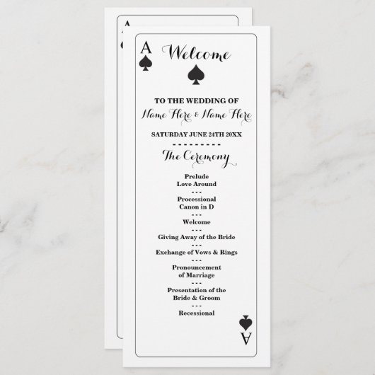 Vegas Casino Spades Spielplatze Programm (Vorne/Hinten)