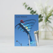 Vegas Coctail Postkarte (Stehend Vorderseite)
