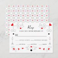 Vegas Cupid's Hearts and Diamonds Wedding