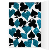 Vegas Destiny Blue Glitzer Foto Vielen Dank (Innen (Links))