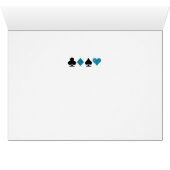 Vegas Destiny Blue Glitzer Vielen Dank (Innenansicht Horizontal (Unten))