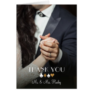 Vegas Destiny Gold Glitzer Foto Vielen Dank