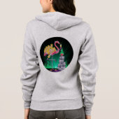 Vegas Flamingo Sparkle ✨ 🎆 Hoodie (Rückseite)