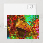 VEGAS FROG POSTKARTE (Vorne/Hinten)