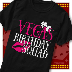 Vegas Geburtstagsgruppe Mädchen Reise Glamour Part T-Shirt