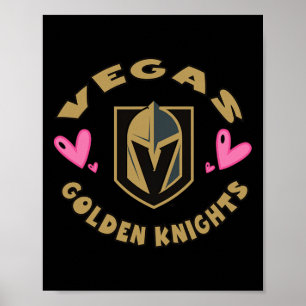 Vegas Golden Knights Valentinsherzen offiziell l Poster