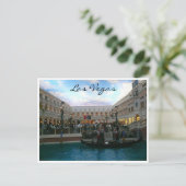 Vegas Gondala Postkarte (Stehend Vorderseite)