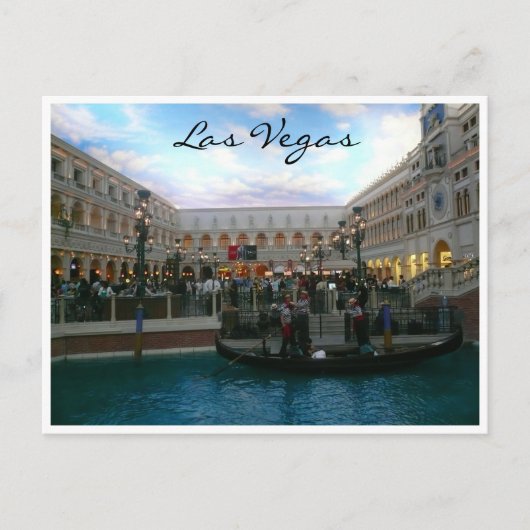 Vegas Gondala Postkarte (Vorderseite)