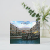 Vegas Gondala Postkarte (Stehend Vorderseite)