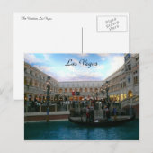 Vegas Gondala Postkarte (Vorne/Hinten)