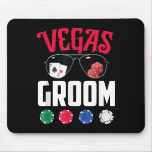 Vegas Groom Bride Verlobung Vegas Bachelorette Pa Mousepad