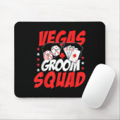 Vegas Groom Squad Wedding Bachelor Party Mousepad (Mit Mouse)