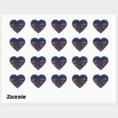 VEGAS HEART STICKER (Blatt)