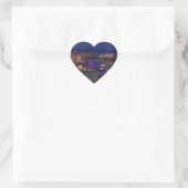 VEGAS HEART STICKER (Tasche)