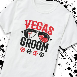 Vegas-Hochzeit - Bräutigam - Vegas-Junggesellenabs T-Shirt