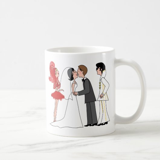 Vegas-Hochzeit Kaffeetasse (Rechts)