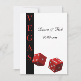 Vegas Hochzeit Rsvp Karten