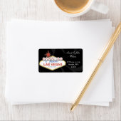 Vegas Hochzeit ,Rücksendesiegel Adressaufkleber (Insitu)