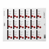 Vegas Hochzeit ,Rücksendesiegel Adressaufkleber (Vorne)