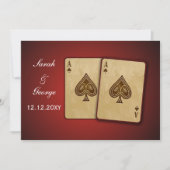 Vegas-Hochzeitseinladung Einladung (Vorderseite)