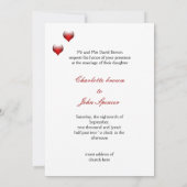 Vegas-Hochzeitseinladung Einladung (Rückseite)