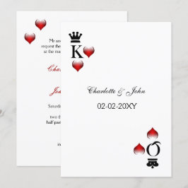 Vegas-Hochzeitseinladung Einladung