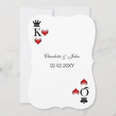 Vegas-Hochzeitseinladung Einladung (Vorderseite)