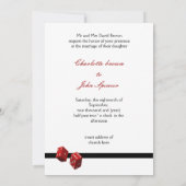 Vegas-Hochzeitseinladung Einladung (Rückseite)