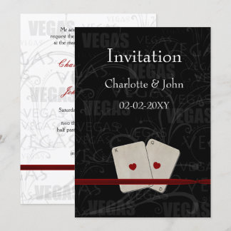 Vegas-Hochzeitseinladung Einladung