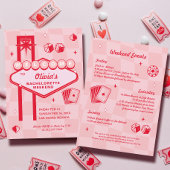 Vegas Junggeselinnen-Abschied Einladung