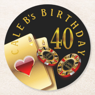 Vegas-Kasino-Chip FRAGEN, die MICH, SETZEN 2 IHRE Runder Pappuntersetzer