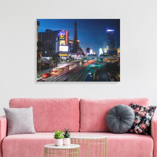 Vegas Leinwandbild gedehnt Leinwanddruck
