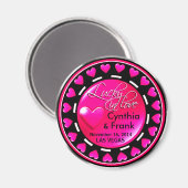 Vegas Lucky Liebe Casino Lugano Highlights Magnet (Vorderseite/Rückseite)