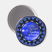 Vegas Lucky Liebe Casino Lugano Magnet (Vorderseite/Rückseite)