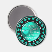 Vegas Lucky Liebe Casino Lugano Magnet (Vorderseite/Rückseite)