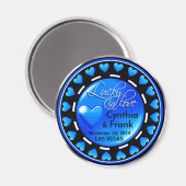 Vegas Lucky Liebe Casino Lugano Magnet (Vorderseite/Rückseite)