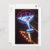 Vegas Martini Postkarte (Vorne/Hinten)