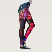 Vegas-Nacht beleuchtet Leggings (Rechts)