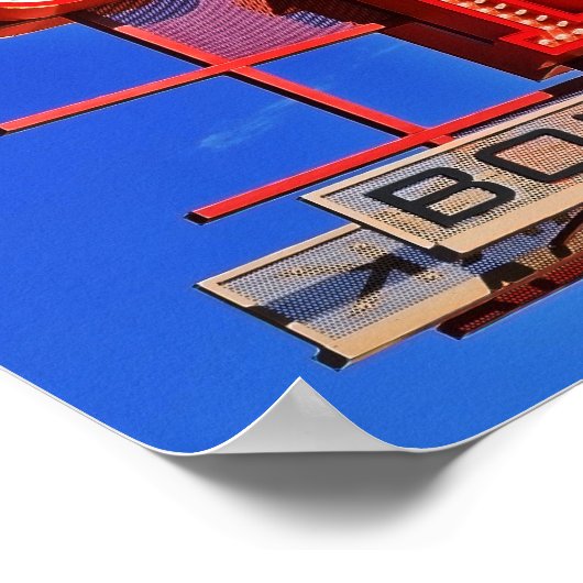 Vegas Neon Boneyard Poster (Ecke)