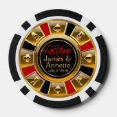 Vegas Newlyweds Casino Pokerchips (Rückseite)